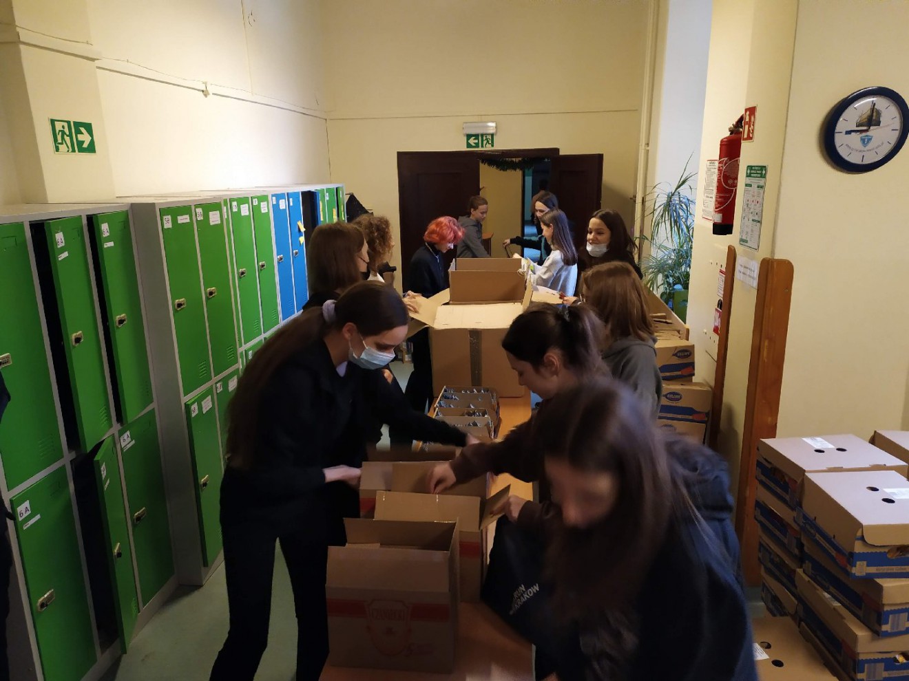 Wolontariusze na Biegu Sylwestrowym