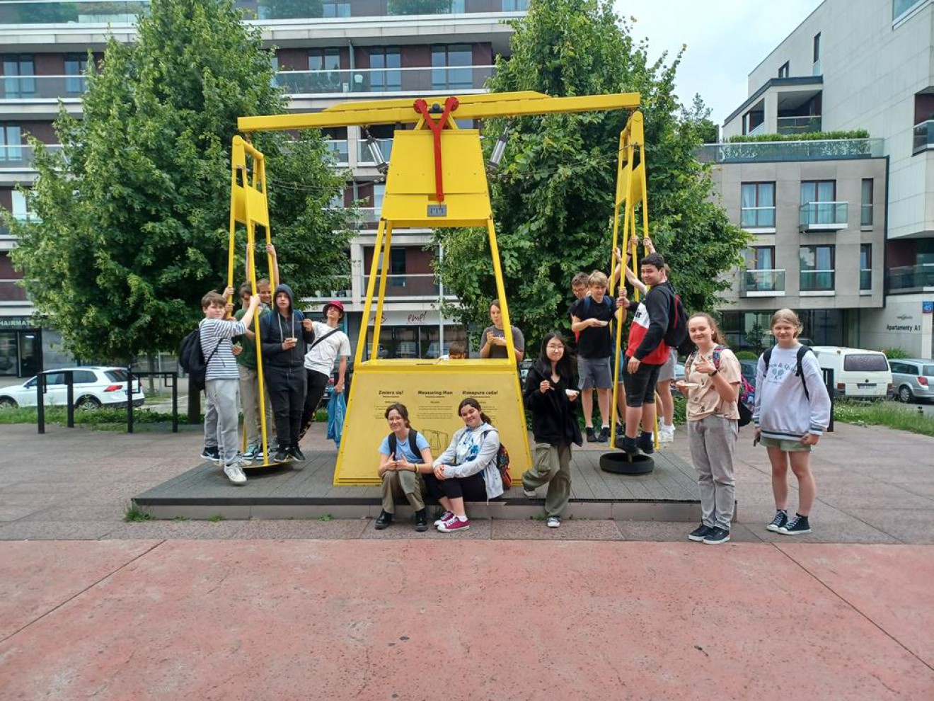 Wycieczka klasy 7c i  7d do Warszawy