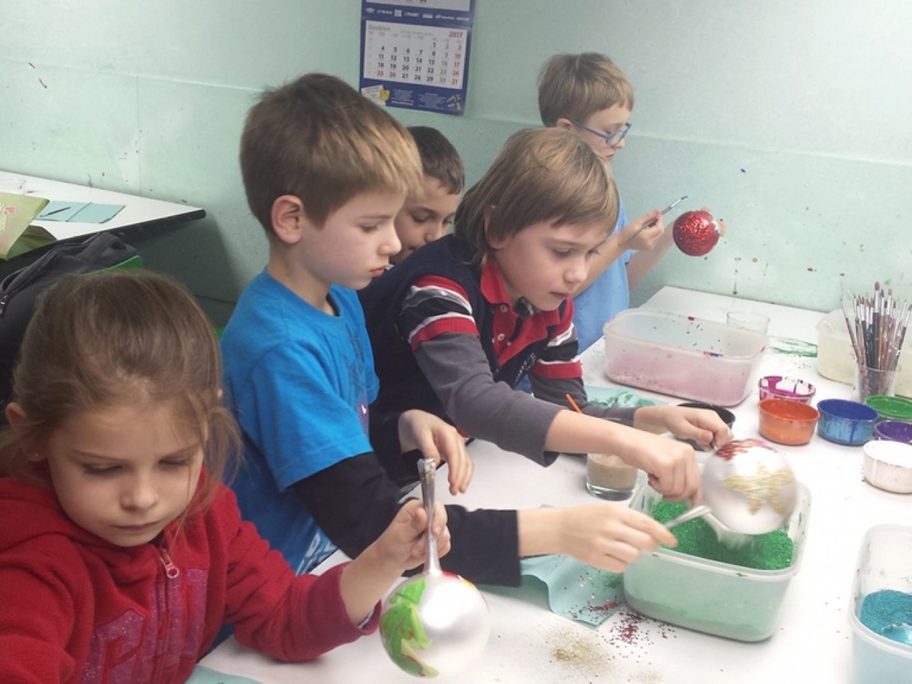 Klasa 2b i 2c w Fabryce ozdób choinkowych