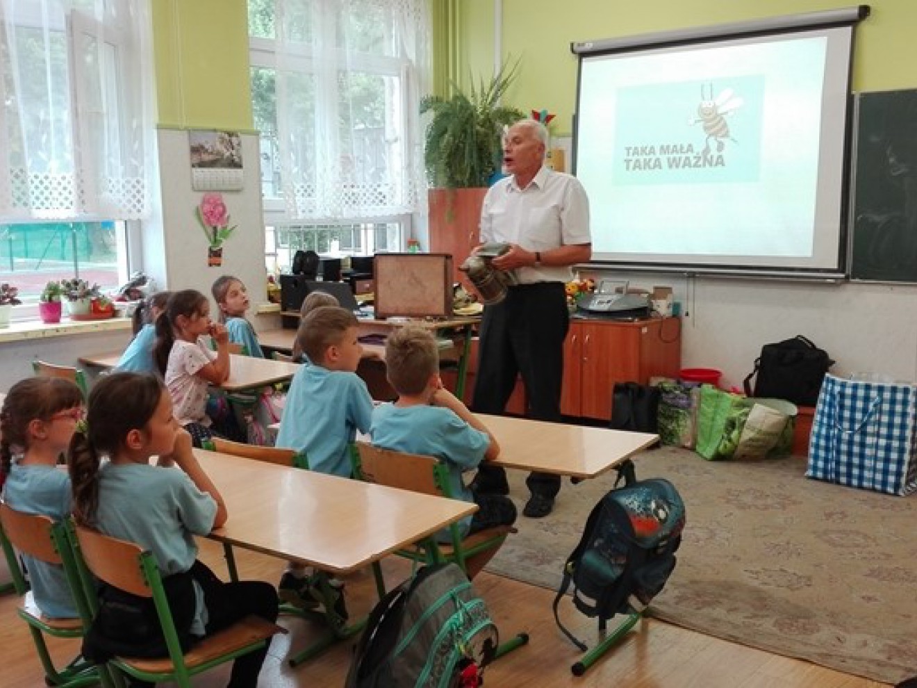 Spotkanie z pszczelarzem