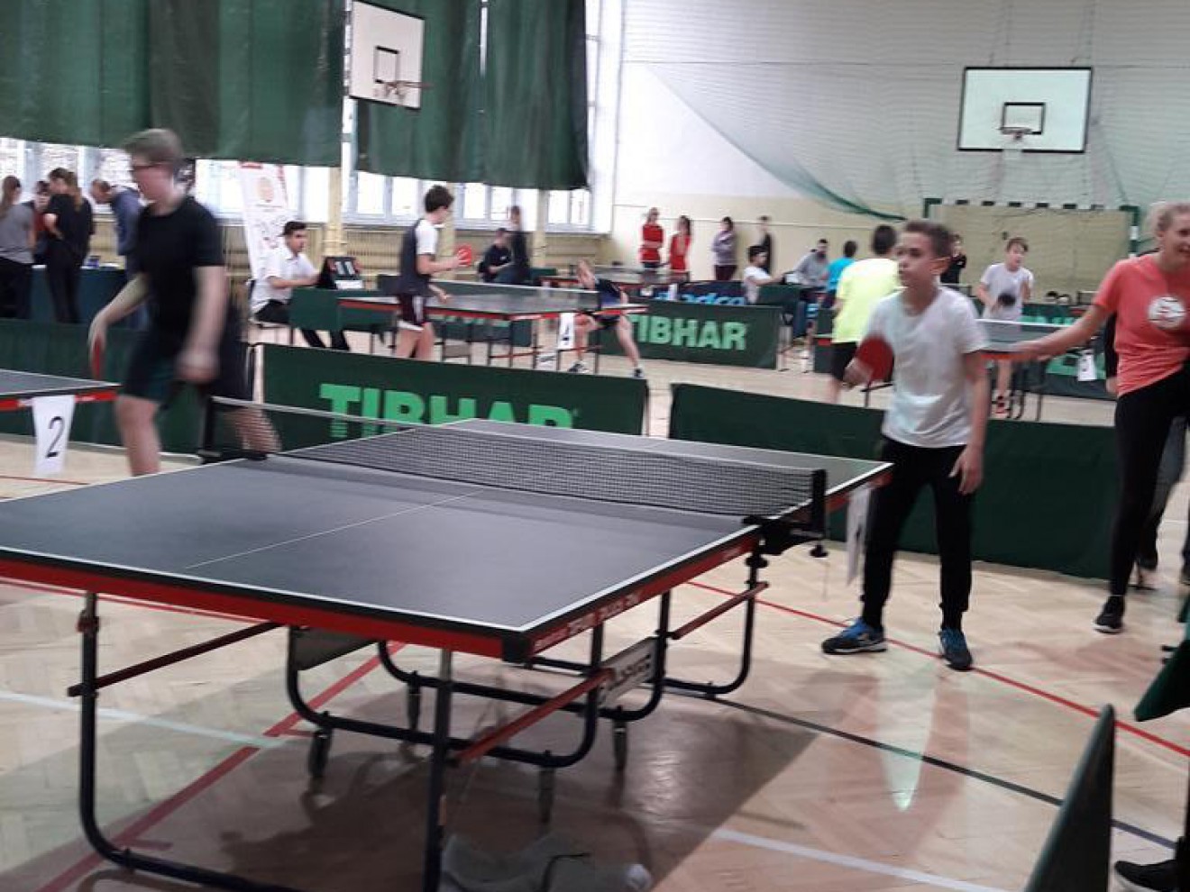 Turniej tenisa stołowego dziewcząt i chłopców