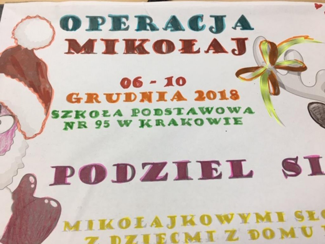 Operacja Mikołaj,  czyli pomagamy podopiecznym Domu Dziecka św. Ludwiki