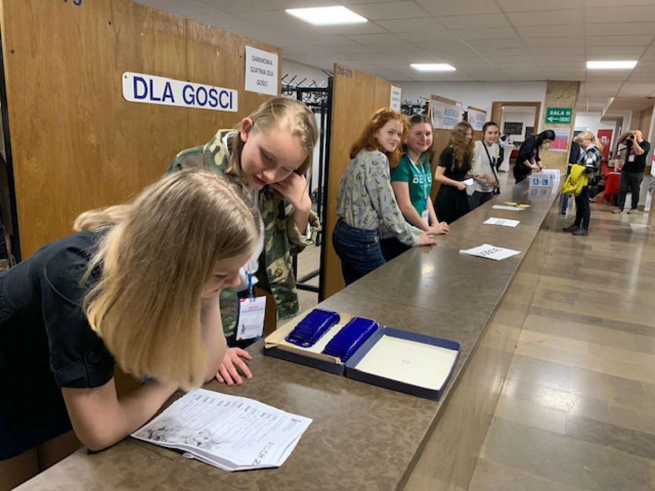 Wolontariusze podczas I Europejskiej Konferencji Behawioryzmu